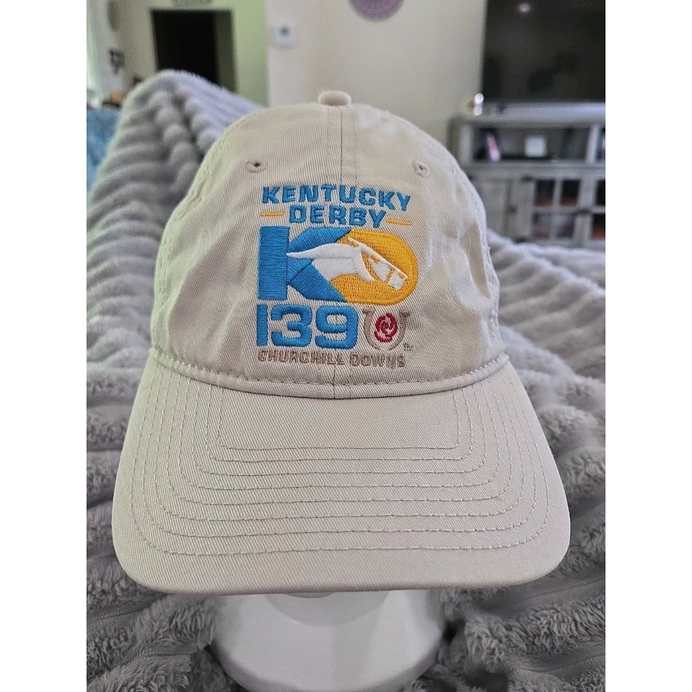Kentucky Derby 139 Churchill Downs KY 2013 ORB Unisex Hat Ball Cap Beige